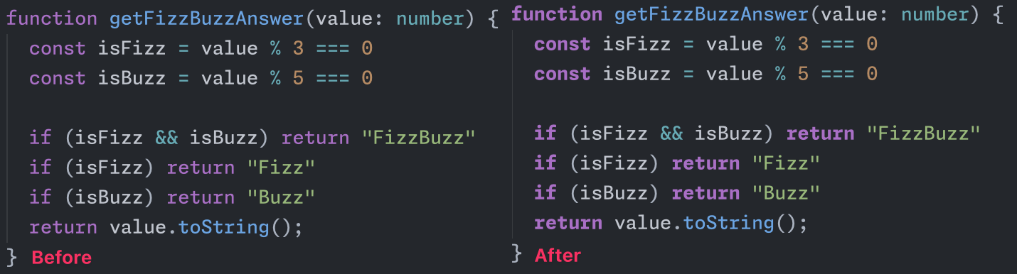 Comparing keyword syntax styling in Zed